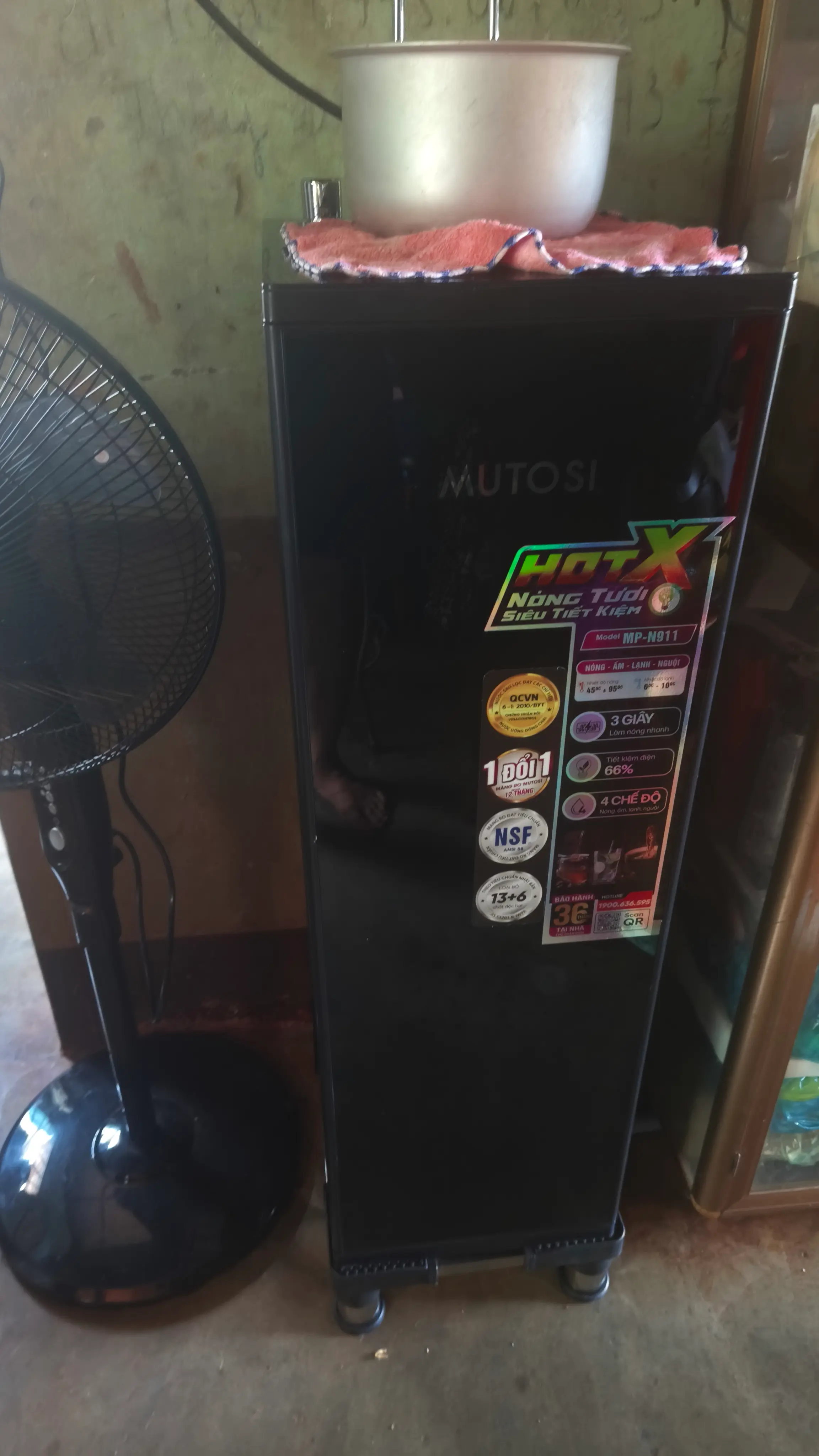 Khách hàng review Máy lọc nước RO nóng nguội lạnh Mutosi MP-N911 11 lõi 1