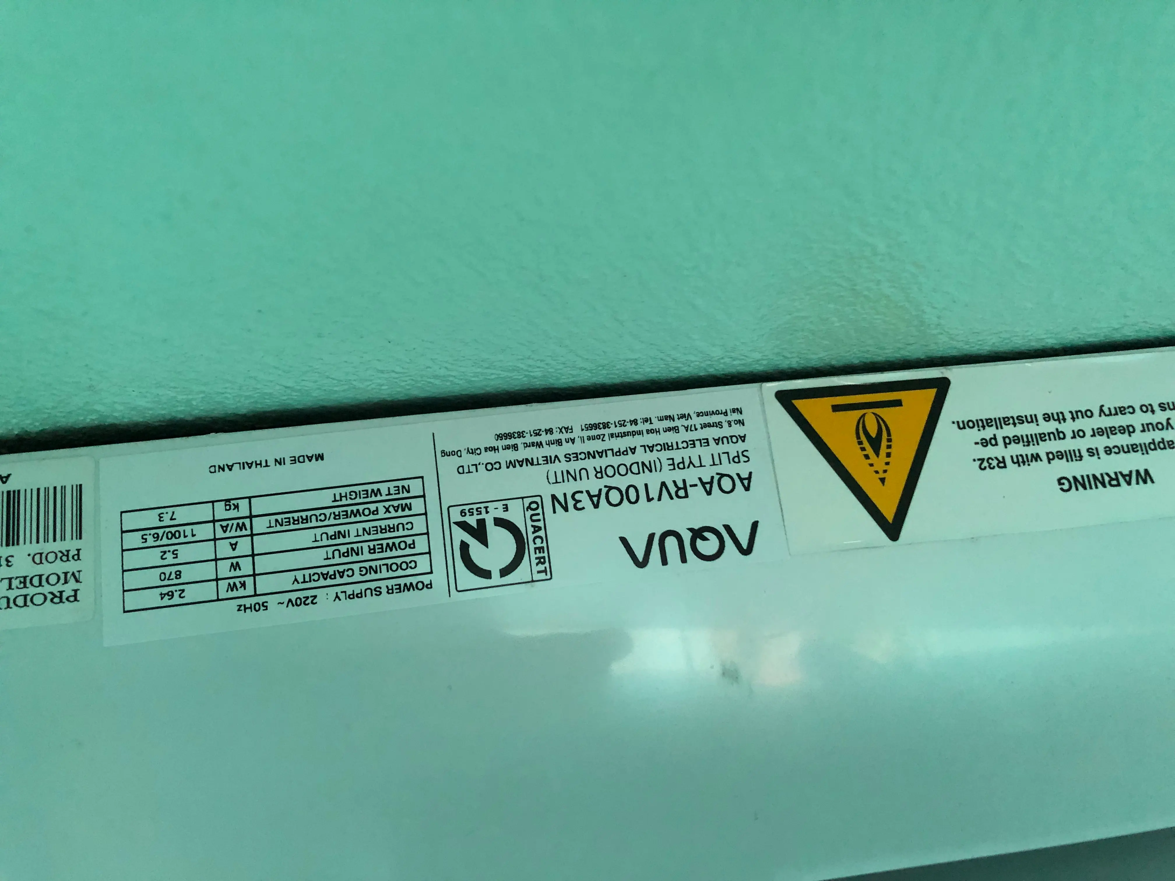 Khách hàng review Máy lạnh AQUA Inverter 1 HP AQA-RV10QA3 4