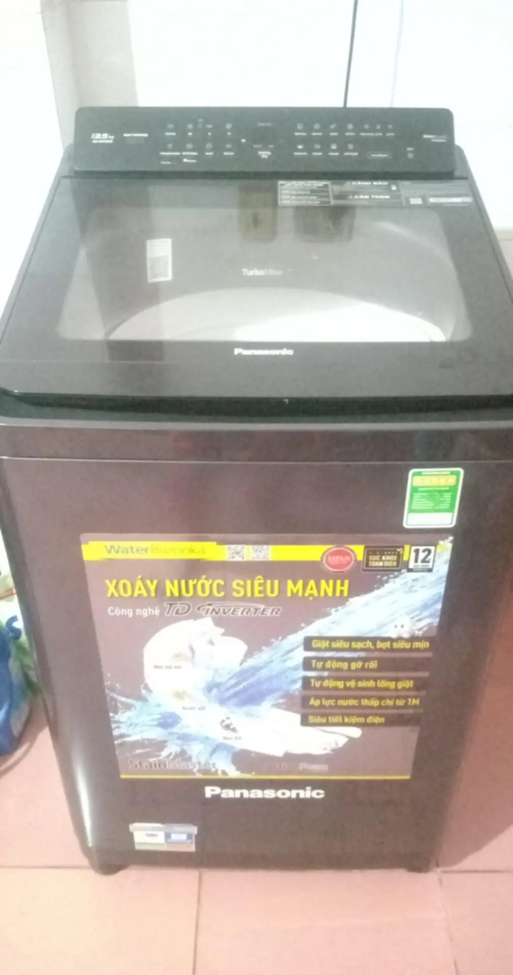 Khách hàng review Máy giặt Panasonic Inverter 13.5 kg NA-FD135X3BV 1