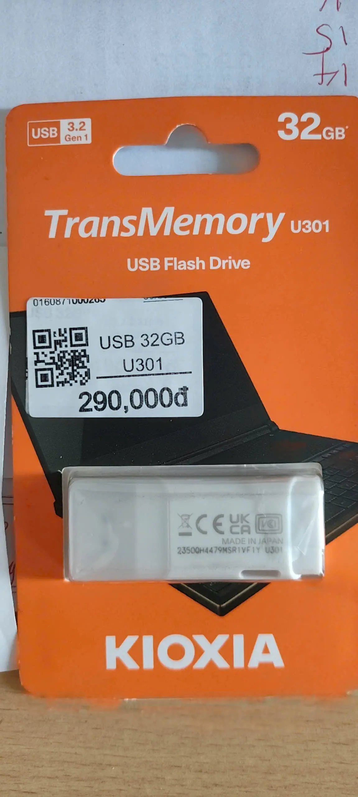 Khách hàng review USB 3.2 32GB Kioxia U301 Gen 1 1