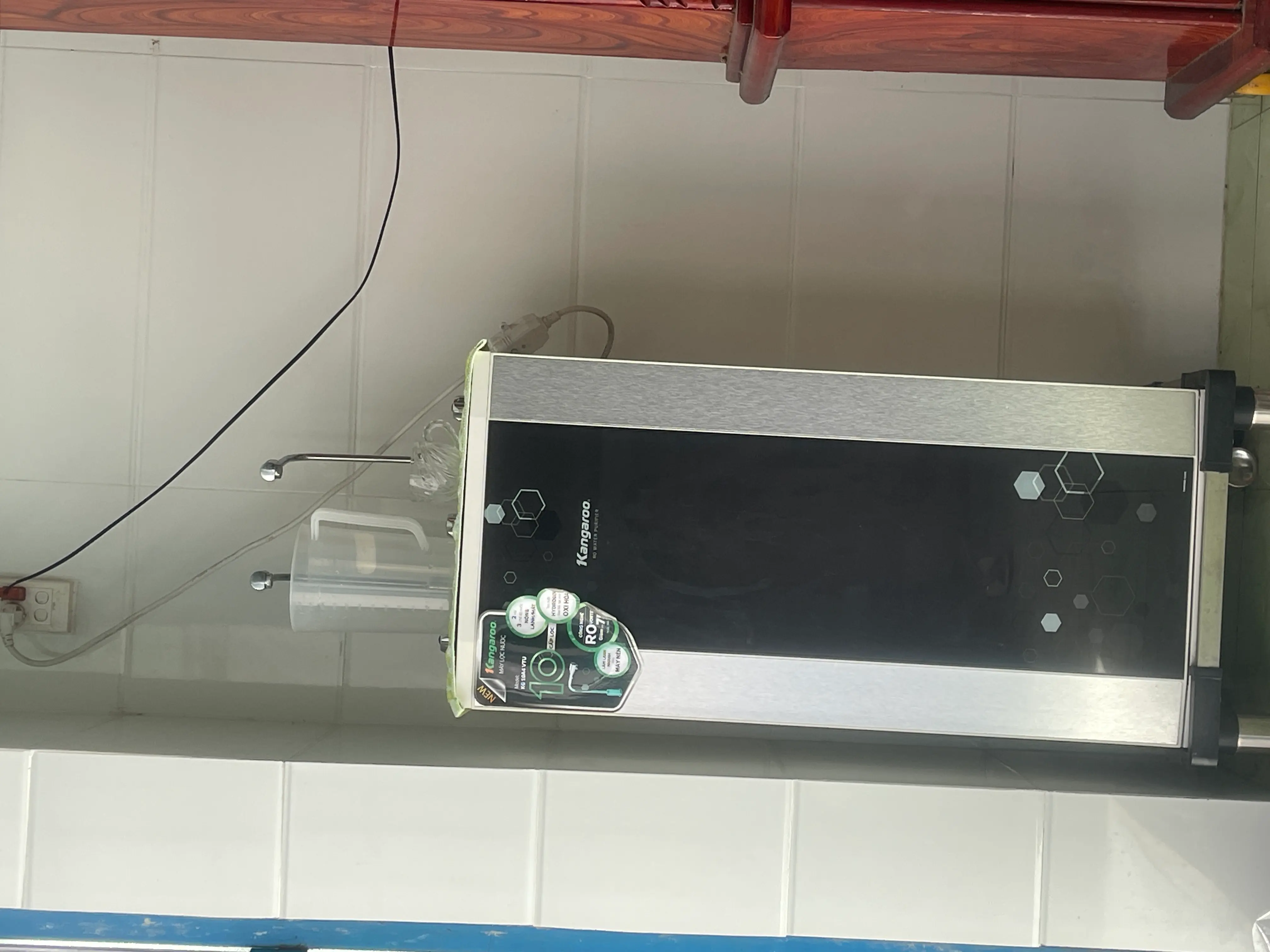 Khách hàng review Máy lọc nước RO nóng nguội lạnh Hydrogen Kangaroo KG10A4VTU 10 lõi 1
