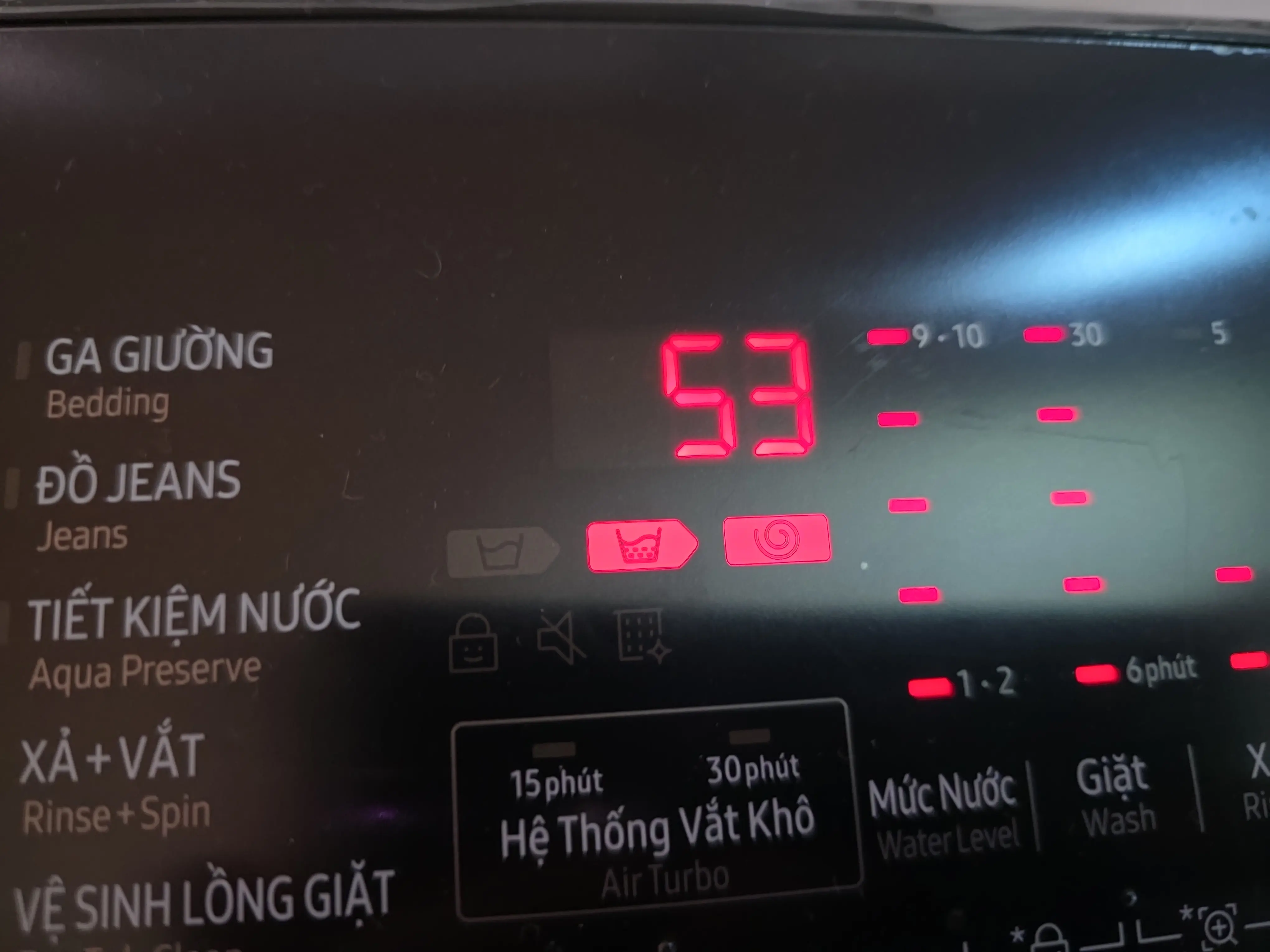 Khách hàng review Máy giặt Samsung Inverter 9.5 kg WA95CG4545BDSV 7
