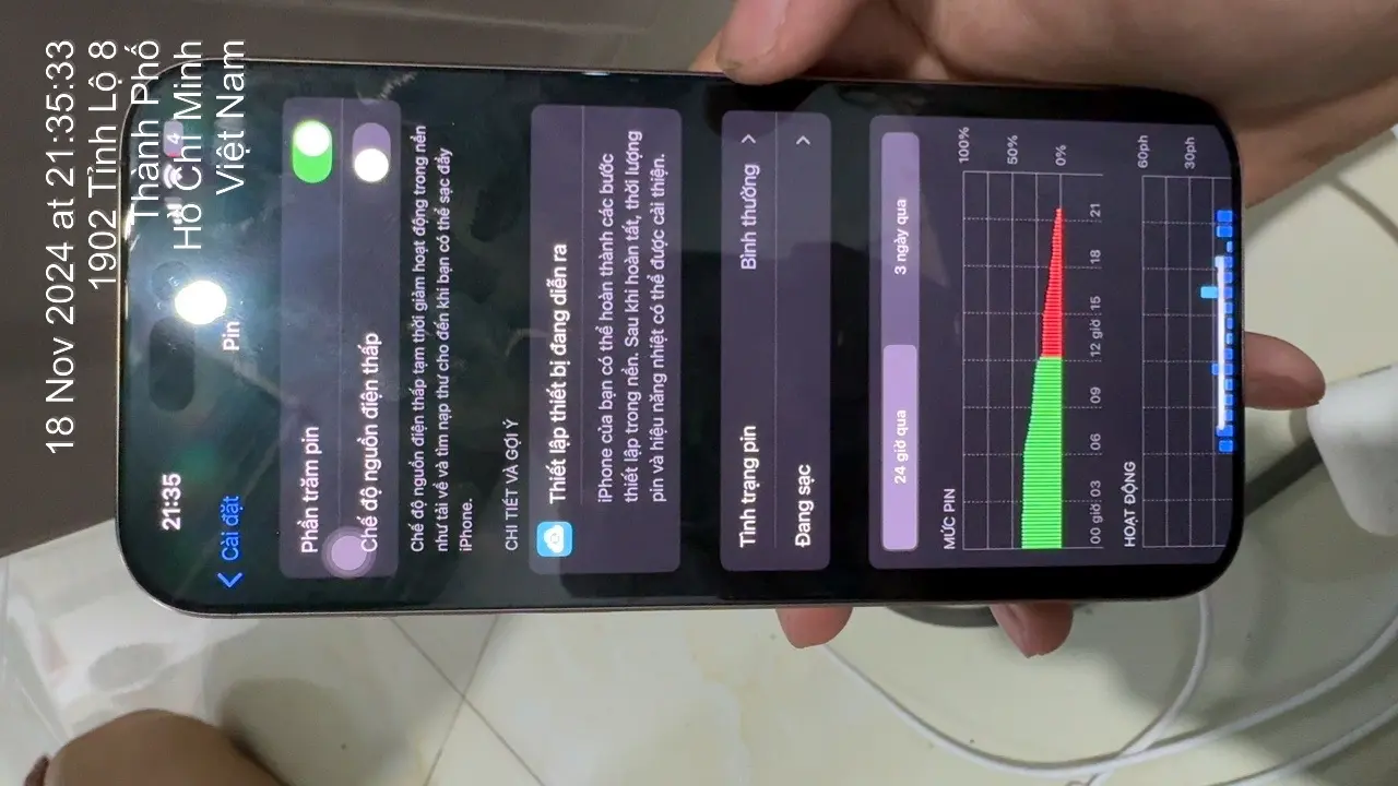Khách hàng review Điện thoại iPhone 16 Pro Max 256GB 46