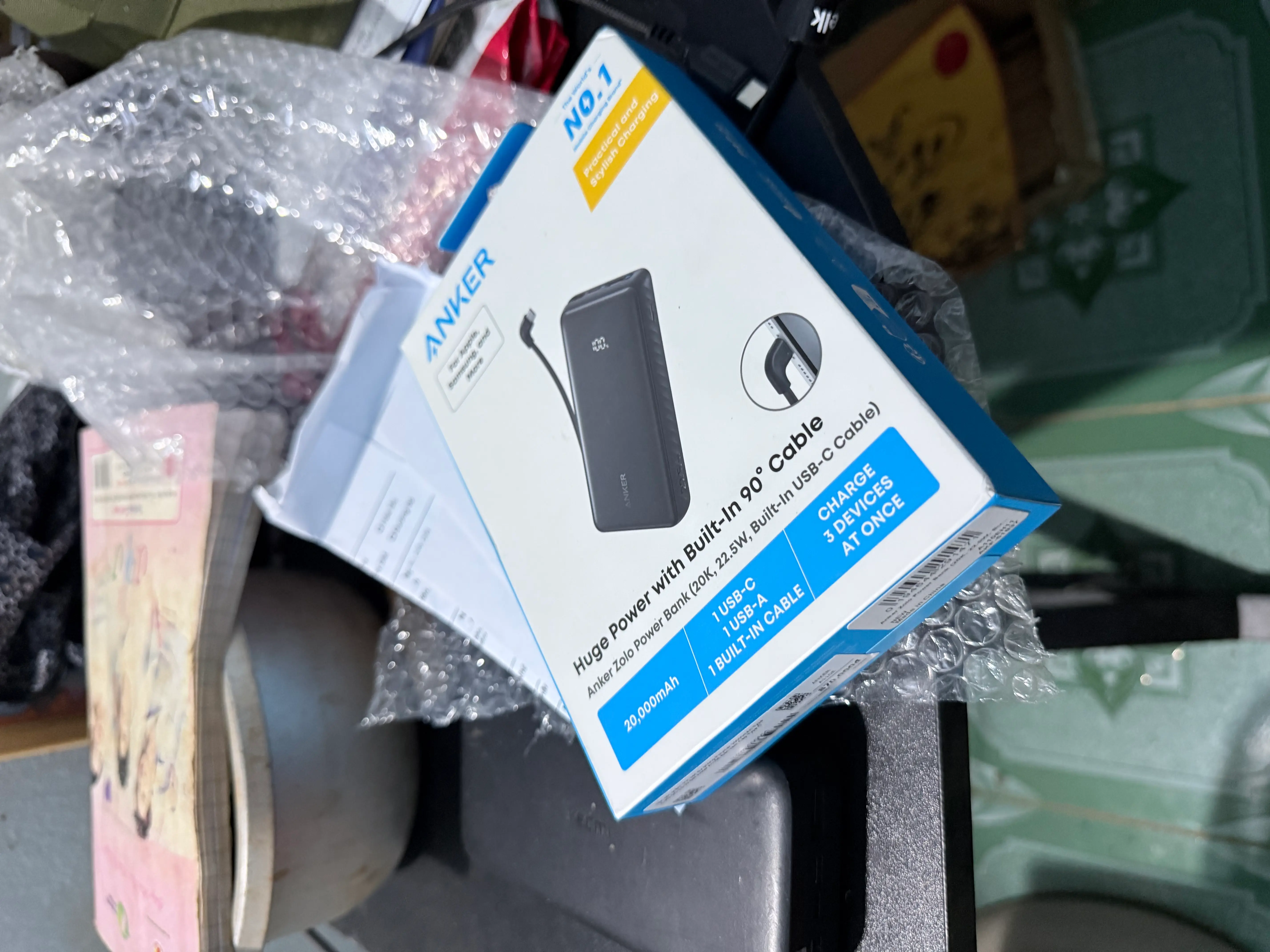 Khách hàng review Pin sạc dự phòng Polymer 20000mAh Type C PD QC 3.0 22.5W Anker A110E kèm Cáp Type C 1