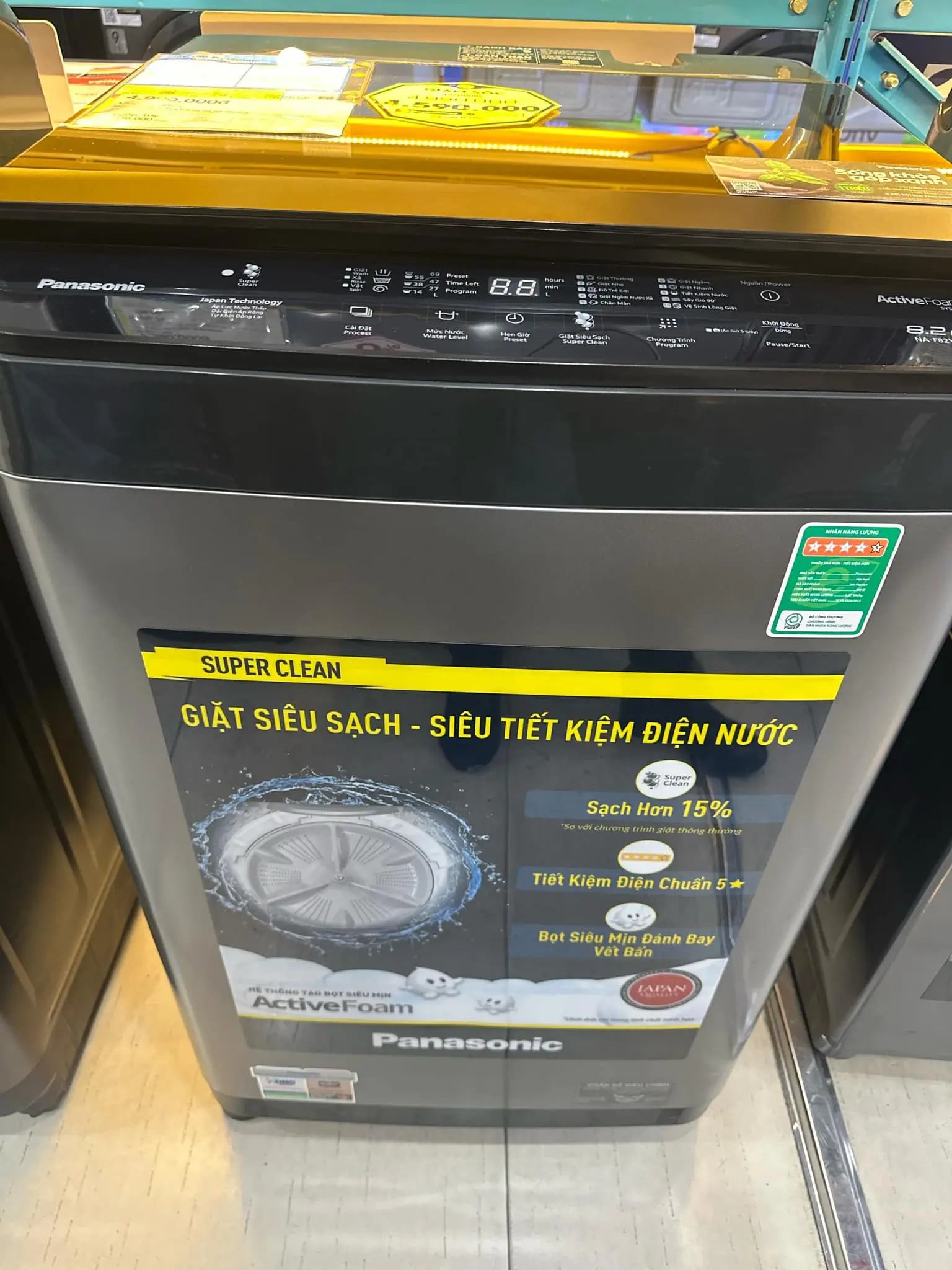 Khách hàng review Máy giặt Panasonic 8.2 kg NA-F82Y01DRV 53