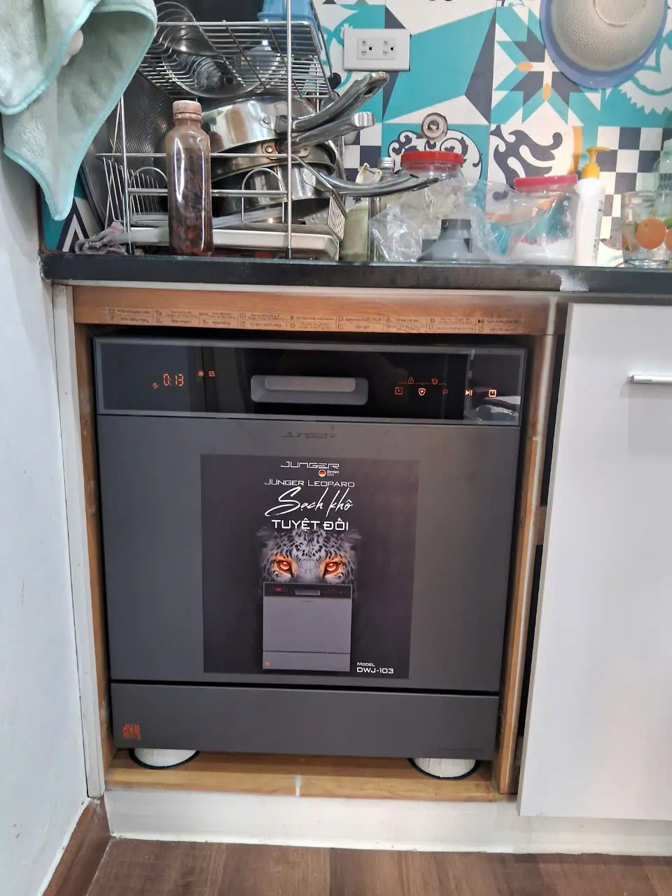 Khách hàng review Máy rửa chén độc lập Junger Leopard DWJ-103 23