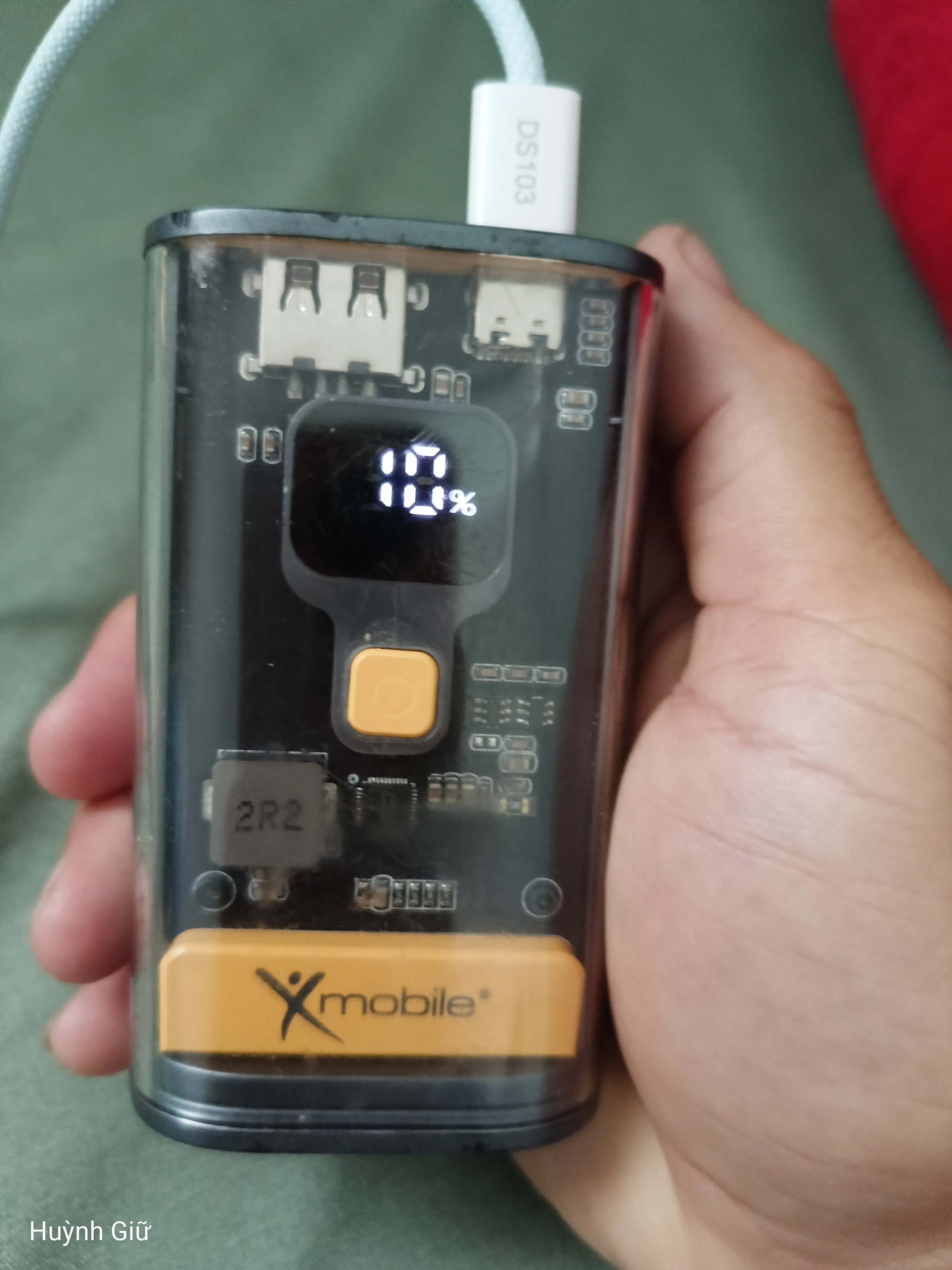 Khách hàng review Pin sạc dự phòng 10000mAh Type C PD QC3.0 20W Xmobile Y73 1