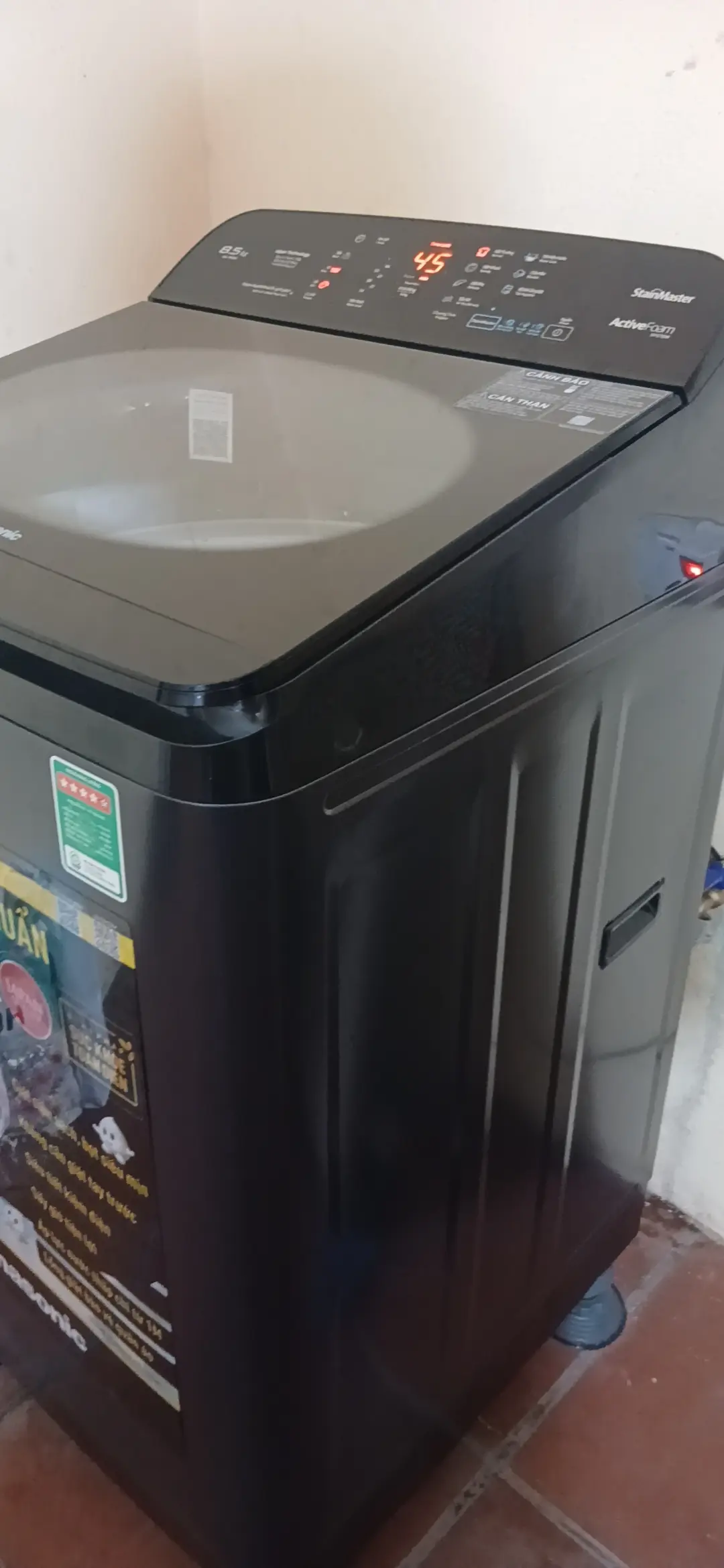 Khách hàng review Máy giặt Panasonic 8.5 Kg NA-F85A9BRV 6