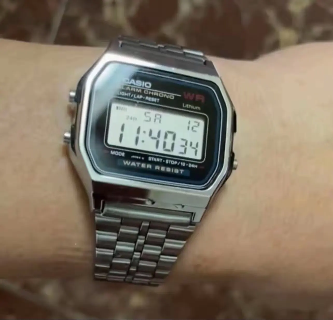 Khách hàng review Đồng hồ CASIO Vintage 33 mm Unisex A159WA-N1DF 10