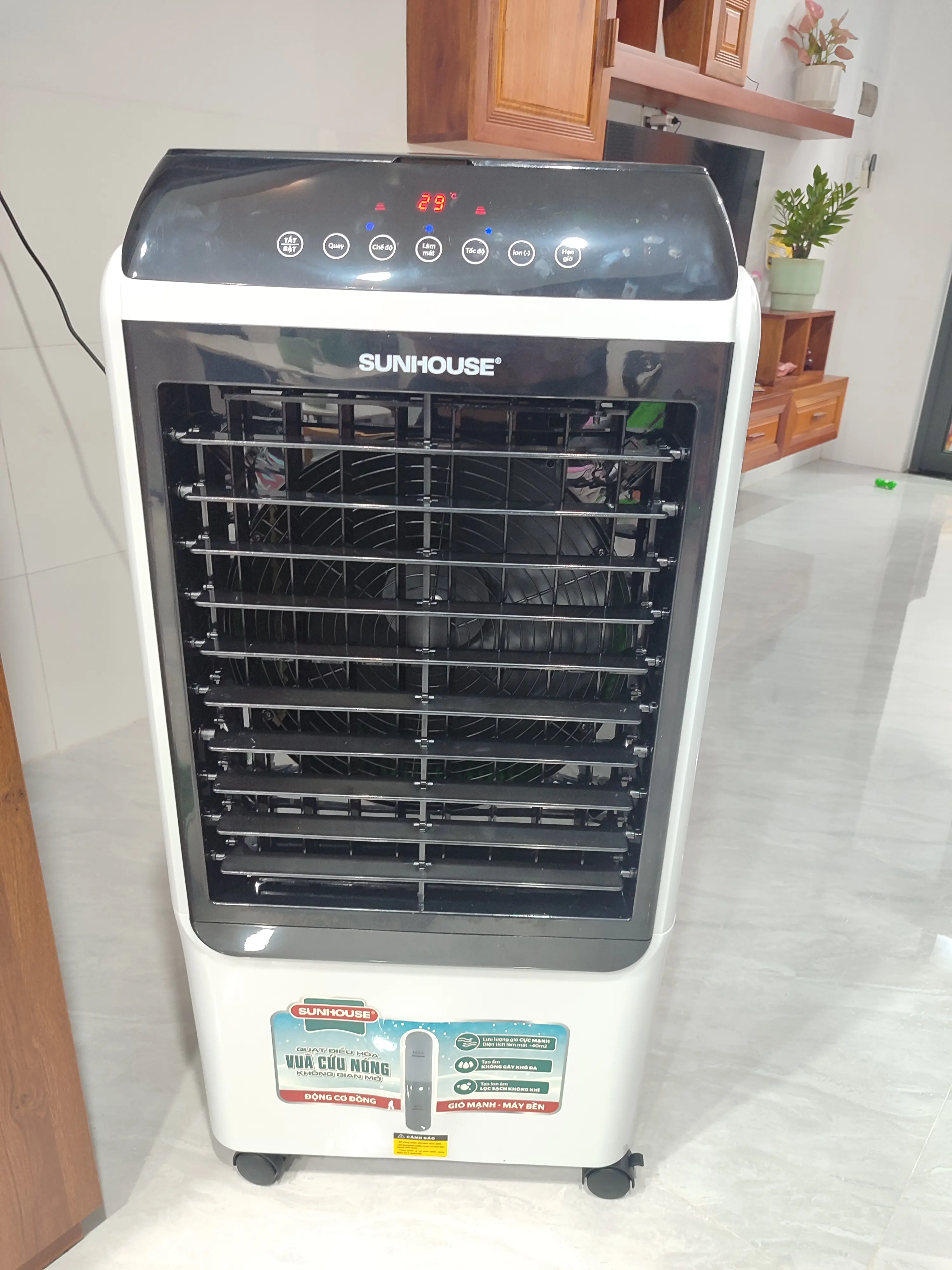 Khách hàng review Quạt điều hòa Sunhouse SHD7727 150W 6