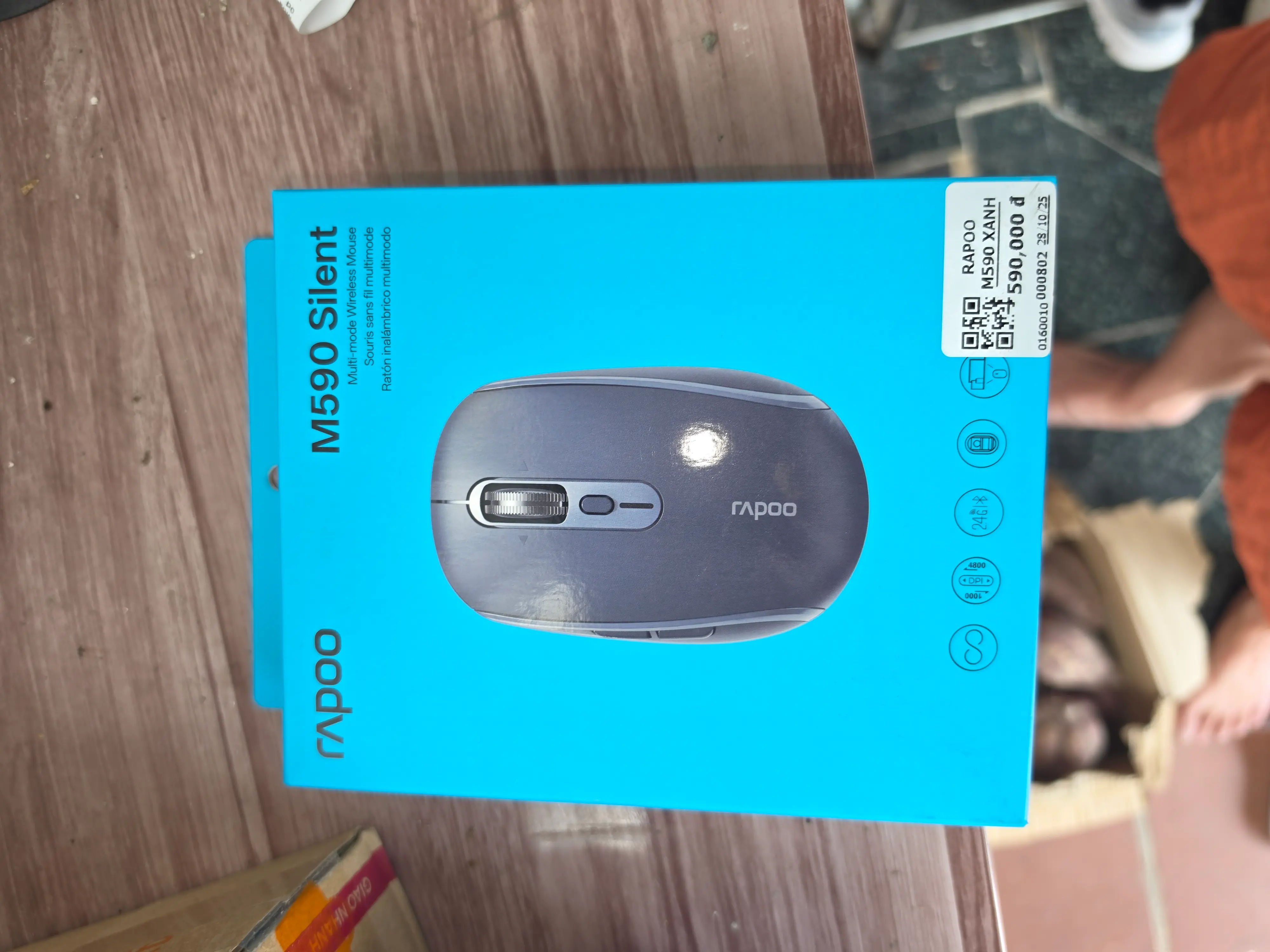 Khách hàng review Chuột Bluetooth Silent Rapoo M590 1