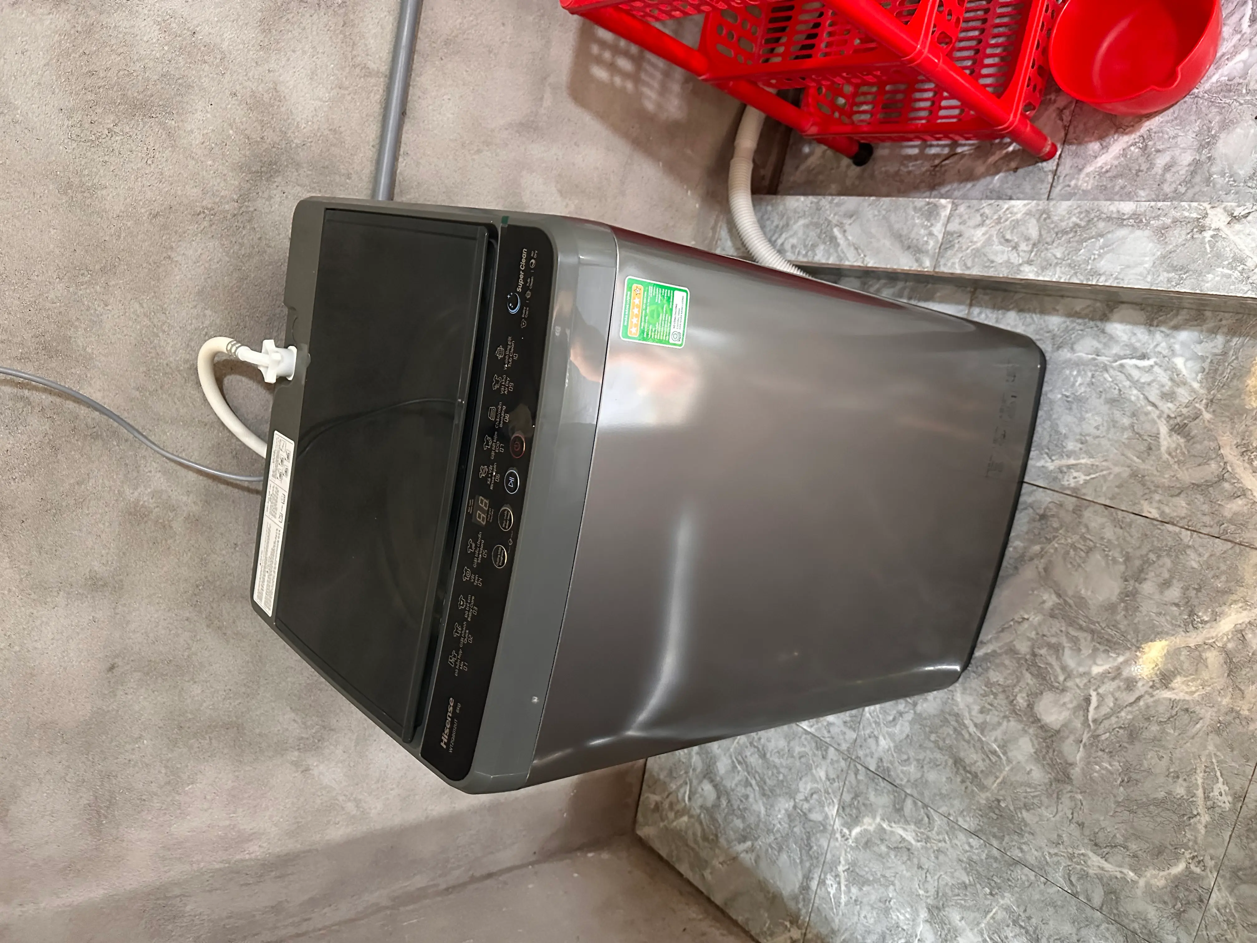 Khách hàng review Máy giặt Hisense 8 kg WTZQ8012UT 5