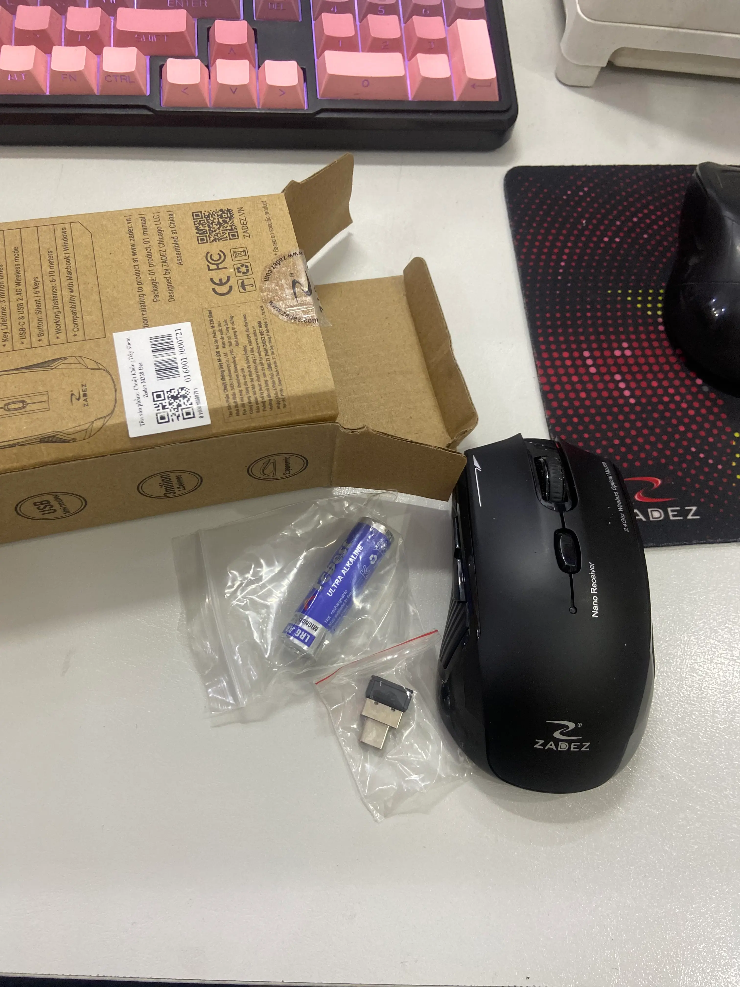 Khách hàng review Chuột Không dây Silent Zadez M338 3