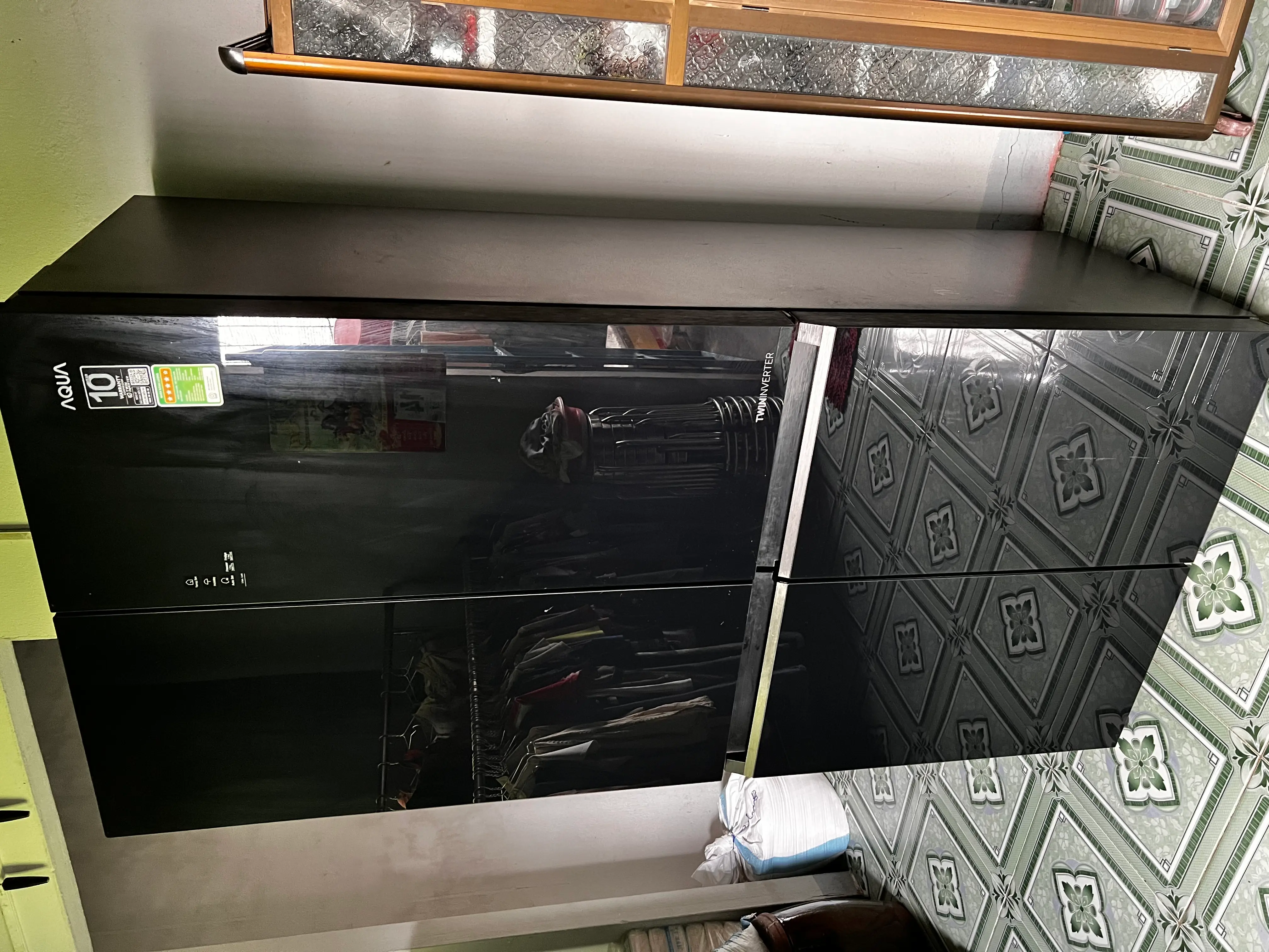 Khách hàng review Tủ lạnh Aqua Inverter 469 lít Multi Door AQR-M536XA(GB) 2