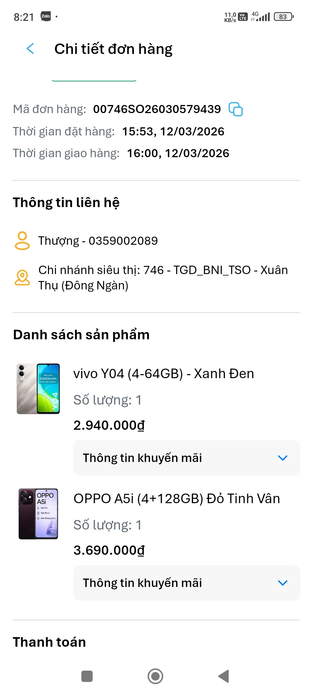 Khách hàng review Điện thoại OPPO A5i 4GB/128GB 1