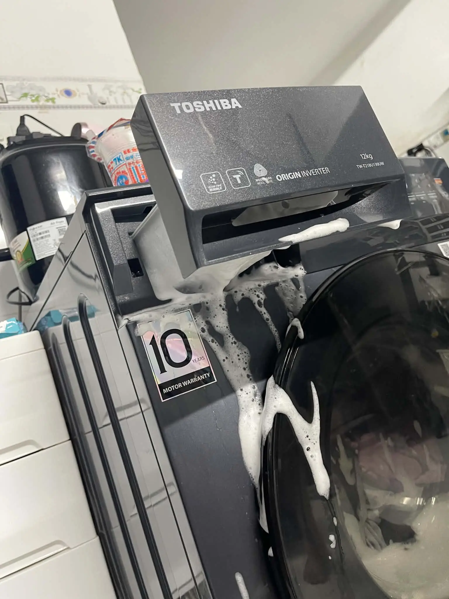Khách hàng review Máy giặt Toshiba Inverter 12 kg TW-T21BU130UWV(MG) 1
