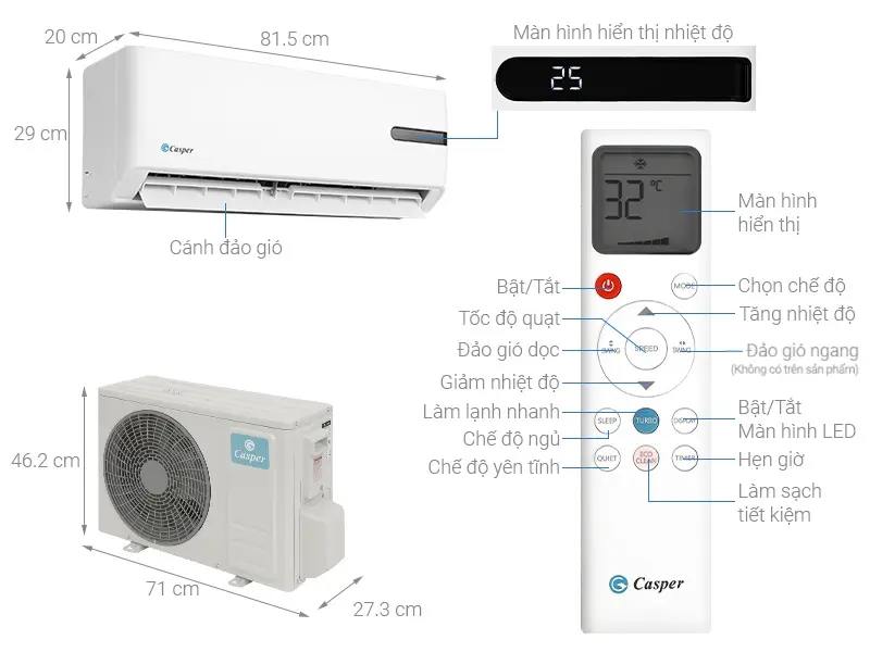 Khách hàng review Máy lạnh Casper Inverter 1.5 HP GC-12IB36 5