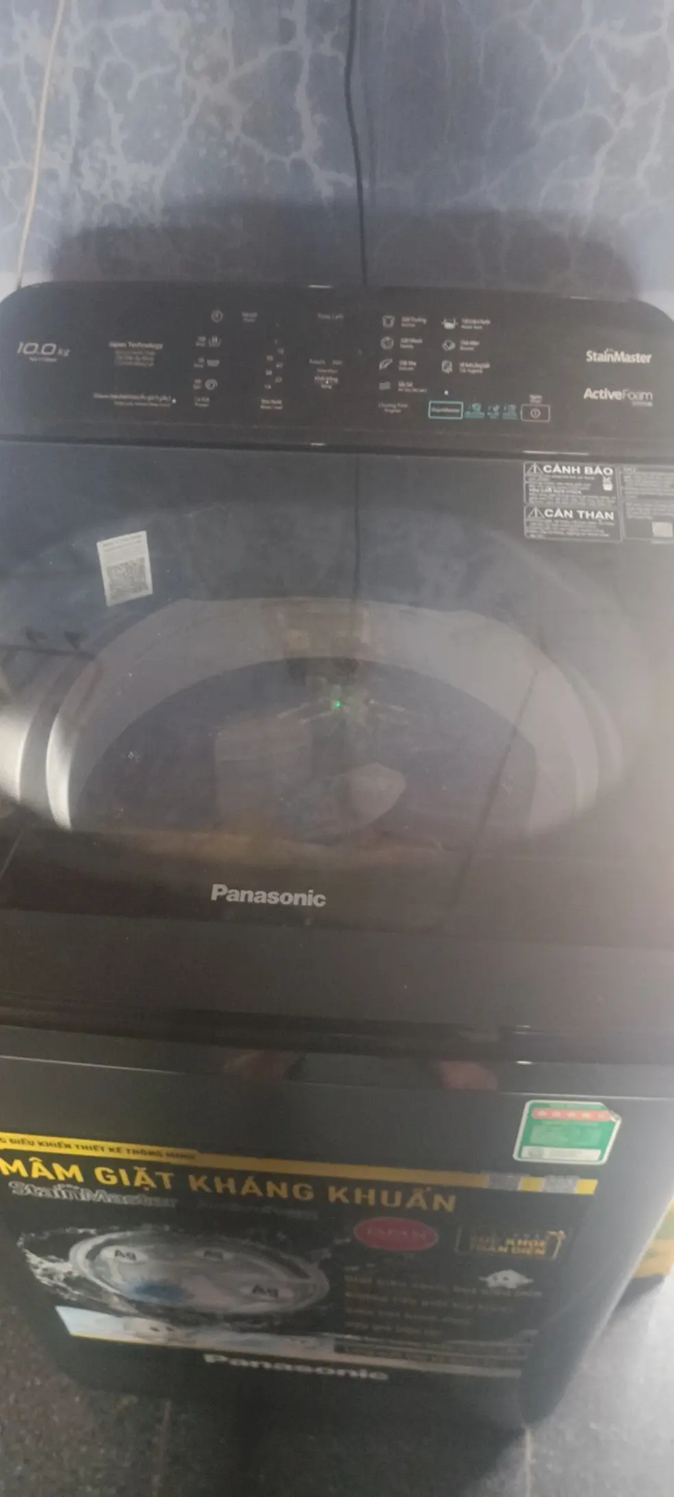 Khách hàng review Máy giặt Panasonic 10 Kg NA-F100A9BRV 1