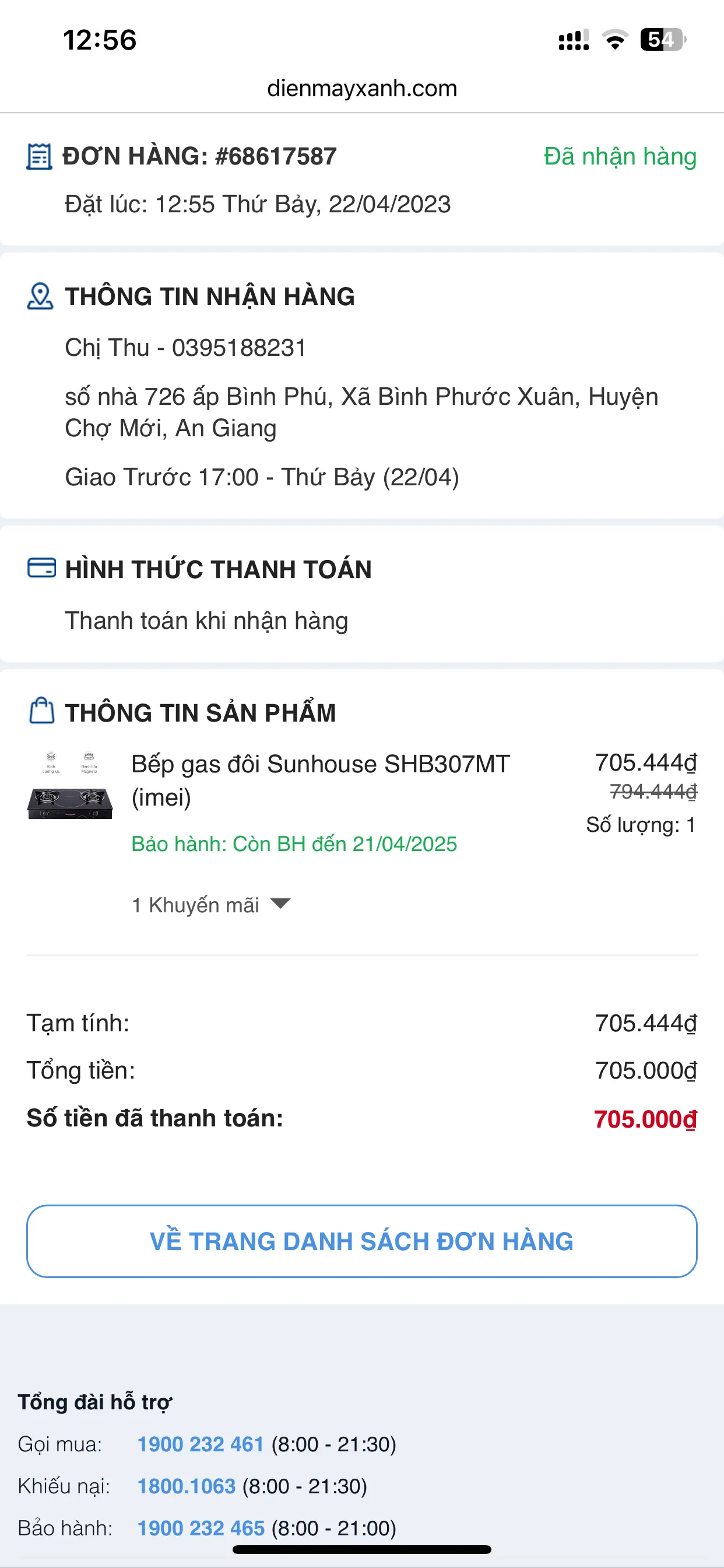 Khách hàng review Bếp ga đôi Sunhouse SHB307MT 1