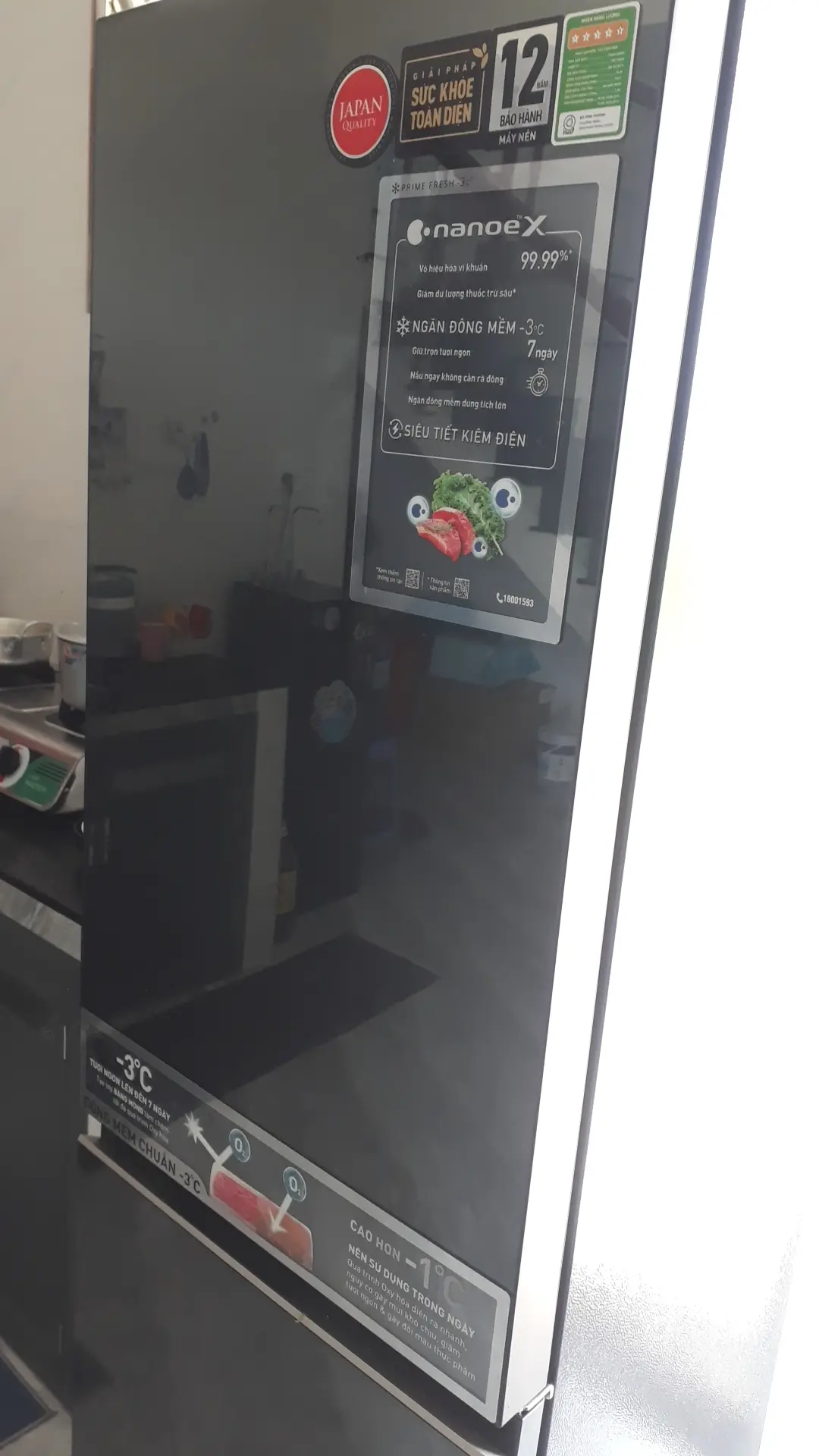 Khách hàng review Tủ lạnh Panasonic Inverter 325 lít NR-BC361VGMV 18