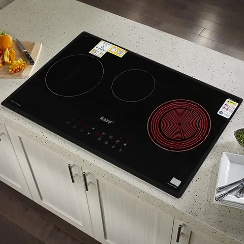 Bếp từ hồng ngoại 3 vùng nấu âm KAFF KF-IC3801 6000W