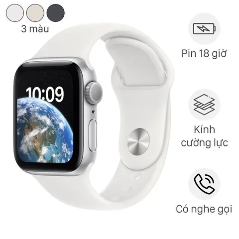 Apple Watch SE 2022 GPS 40mm viền nhôm dây thể thao