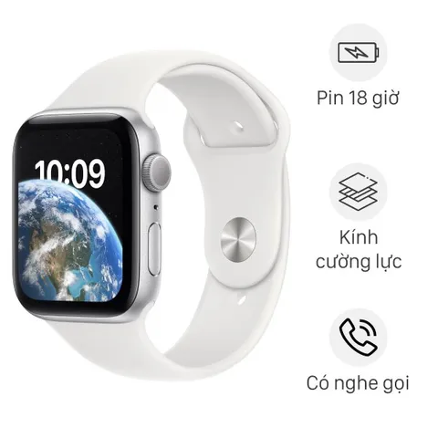 Apple Watch SE 2022 GPS 44mm viền nhôm dây thể thao