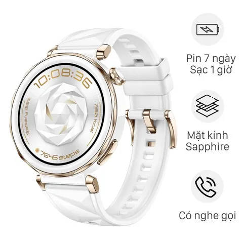 Huawei Watch GT 5 Pro 42mm viền gốm dây gốm