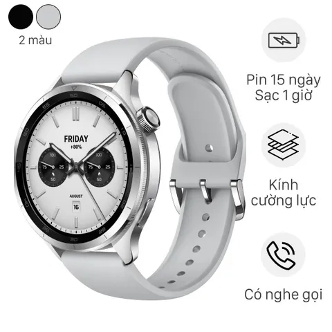 Xiaomi Watch S4 47mm dây silicone Bạc