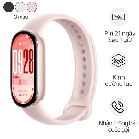 Vòng đeo tay thông minh Mi Band 10 viền nhôm