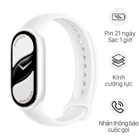 Vòng đeo tay thông minh Mi Band 10 viền gốm