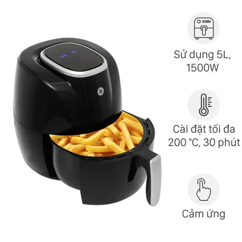 Nồi chiên không dầu Mishio MK-269 5 lít