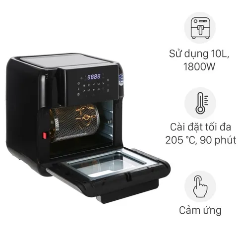 Lò chiên không dầu BlueStone 10 lít AFB-5888