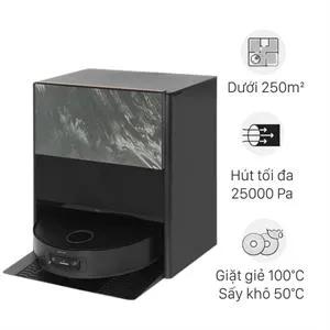 Robot hút bụi lau nhà Dreame Aqua 10 Pro Track - Đen