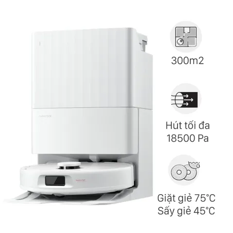 Robot hút bụi lau nhà Roborock QRevo S Pro - Trắng