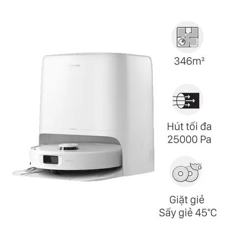 Robot hút bụi lau nhà Roborock Qrevo 2 Pro - Trắng
