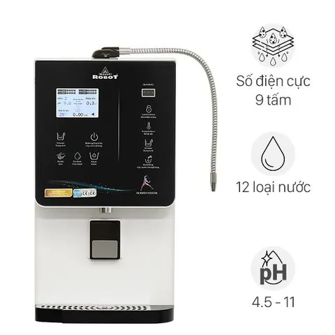 Máy lọc nước điện giải ion kiềm nóng nguội lạnh ROBOT IonKing 912X 9 tấm điện cực