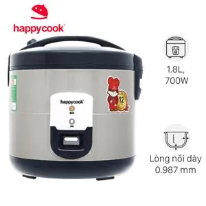 Nồi cơm nắp gài Happycook 1.8 lít HCJ-180V