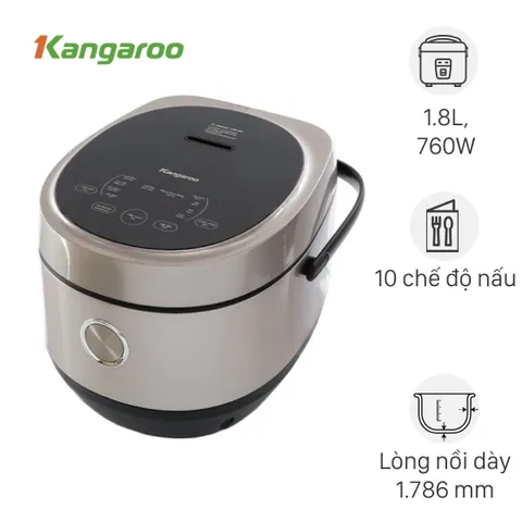 Nồi cơm điện tử Kangaroo 1.8 lít KG18DR12