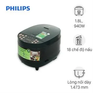 Nồi cơm điện tử Philips 1.8 lít HD4518/62