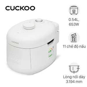Nồi cơm điện tử áp suất Cuckoo 0.54 lít CRP-T0310FGW