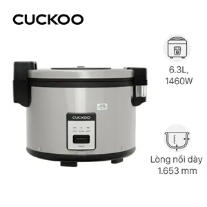 Nồi cơm nắp gài Cuckoo 6.3 lít CR-3555/BKSTVNCRCV