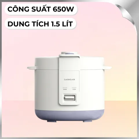 Nồi cơm nắp gài Lock&Lock 1.5 lít EJR442IVY