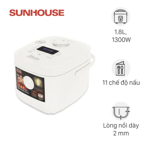 Nồi cơm điện cao tần Sunhouse Mama 1.8 lít SHD8957