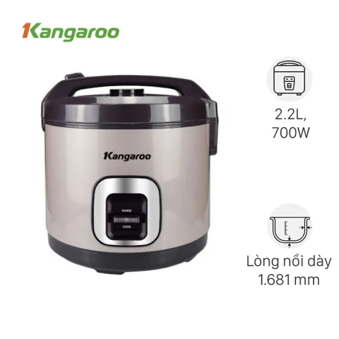 Nồi cơm nắp gài Kangaro 2.2 lít KGRC22M5G