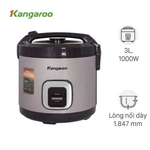 Nồi cơm nắp gài Kangaro 3 lít KGRC30M5G