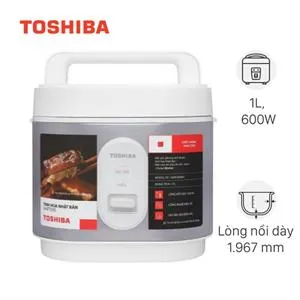 Nồi cơm nắp gài Toshiba 1 lít RC-10JRUVN(W)