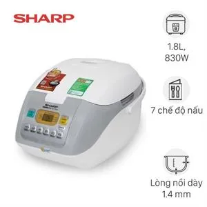 Nồi cơm điện tử Sharp 1.8 lít KS-COM18V