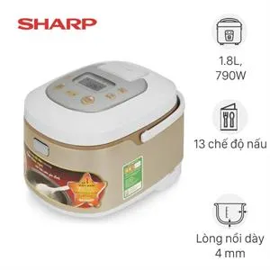 Nồi cơm điện tử Sharp 1.8 lít KS-TH18-GL