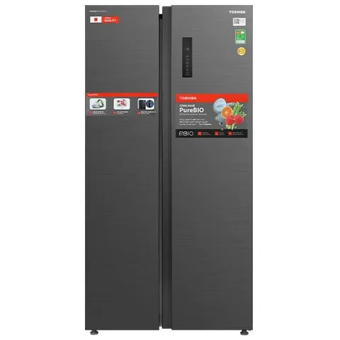 Tủ lạnh Toshiba Inverter 555 lít Side By Side GR-RS696WI-PMV(60)-AG
